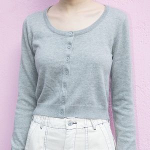 BRANDY MELVILLE Gray Zelly Sweater